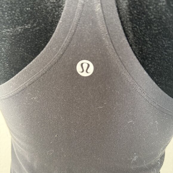 Lululemon Womens Black Racerback Tank Top Medium - Picture 4 of 6